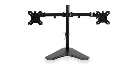SOPORTE DE 2 PANTALLAS PEANA - click para más información SOPORTE DE 2 PANTALLAS PEANA