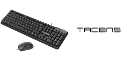TECLADO TACENS ANIMA + MOUSE ACP0 USB NEGRO TECLADO TACENS ANIMA + MOUSE ACP0 USB NEGRO