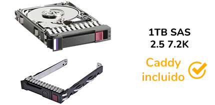  AÑADIR 1TB SAS 2.5 7.2K [Asignado: 71939]