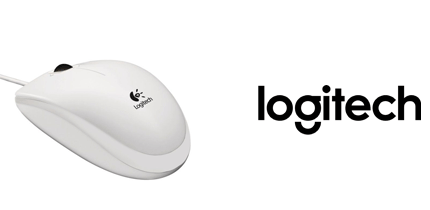 MOUSE LOGITECH B100 WHITE USB OEM  BLANCO