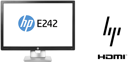 MONITOR 24 HP E242I IPS FULLHD VGA + HDMI MONITOR 24 HP E242I IPS FULLHD VGA + HDMI