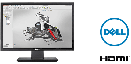 MONITOR 24 DELL U2410F FULLHD  VGA + HDMI