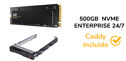  AÑADIR  500GB SSD SERVER M.2 NVME 24/7  [Asignado: 70366]
