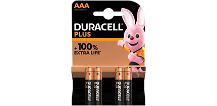 PILAS 4 DURACELL AAA EXTRA LIFE ALCALINA - click para más información PILAS 4 DURACELL AAA EXTRA LIFE ALCALINA