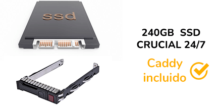  AÑADIR  240GB SSD CRUCIAL 24/7 NUEVO 2. [Asignado: 75208]