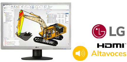 MONITOR 24 LG W2442PE FULLHD VGA + HDMI