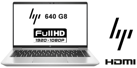 Portátil HP 640 G8 con pantalla 16:9 de 14.0 pulgadas, procesador CORE I5-1145G7  4.4 GHZ (11ª Generación), memoria DDR4, Salidas gráficas: HDMI Portátil HP 640 G8 con pantalla 16:9 de 14.0 pulgadas, procesador CORE I5-1145G7  4.4 GHZ (11ª Generación), memoria DDR4, Salidas gráficas: HDMI