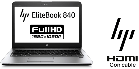 PORTATIL HP 840 G3 I5/8GB/ SSD 120GB ORIGINAL/LINUX