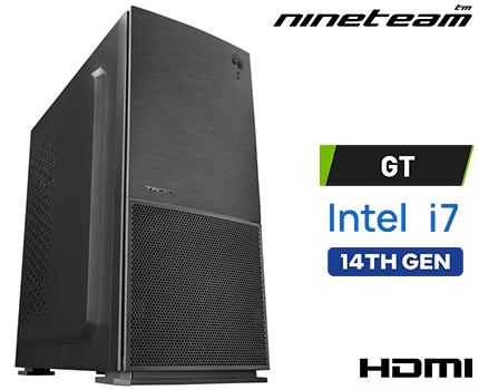 ORDENADOR NINETEAM ¡7 GEN 14 CON NVIDIA GT710 2GB I7/8GB/ SSD 480GB/WINDOWS 11 HOME LEGAL