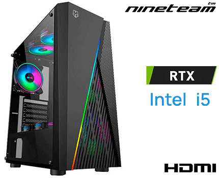 ORDENADOR NINETEAM TWO PRO CON NVIDIA RTX 3050 8GB I5/64GB/ SSD 480GB/<b>WINDOWS 11 HOME 64 BITS LEGAL</b>